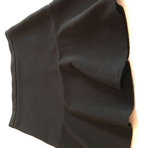 Calvin Klein black swing skirt